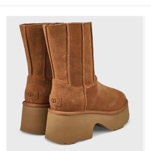 UGG Brown Platform Winter Boots